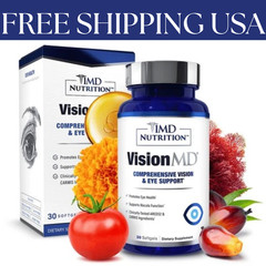 Nutrition 1MD Vision MD Eye Vitamin CARMIS – Eye Supplement – 30 Softgels USA