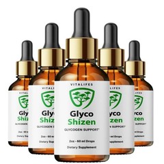 (5 pack) Glyco Shizen Glycogen Support Drop Advanced Formula Vitamin Supplement