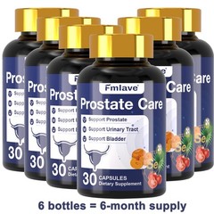 6 pack Fmlave Prostate Advanced Prostate Supplement, Saw Palmetto Lycopene 180ct