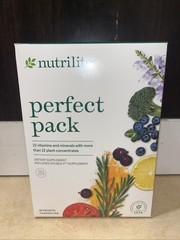 AMWAY NUTRILITE Perfect Pack – 60 Packets (30 AM and 30 PM) EXP 04/2027