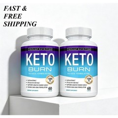 2Pack-Toplux Nutrition Keto Burn 1200mg Ketosis Formula 60 Capsules