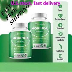 2-Pack Rosabella Certified Organic Moringa800 mg Herbal DigestiveSupport Natura