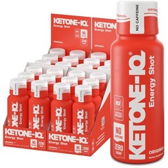 Ketone-IQ No Caffeine Shots – 24 Pack, Sugar-Free, Natural