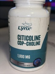 Leaping Lynx Citicoline 1000 mg(CDP Choline) Capsules 120 Count(Pack of 1)!