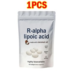 R-alpha Lipoic Acid 600mg , 120 Softgels, Antioxidant Support