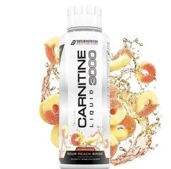 Cutler Nutrition Liquid Carnitine 3000mg for Energy and Metabolism peach Flavor*