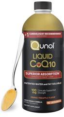 Qunol Liquid CoQ10 100mg, Superior Absorption Natural Supplement Form 30.4oz