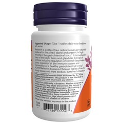 NOW Foods Supplements, Melatonin 5 mg, Sustained Release, Formulated for a…