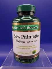 Nature’s Bounty Saw Palmetto Mens Health 250Ct Capsules Exp 06/2028 New