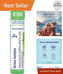 Arnica Montana 3X Muscle Pain Stiffness Swelling 80 Pellets