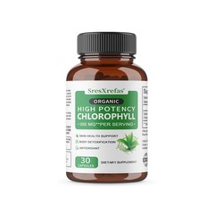 SresXrefas Organic Chlorophyll High Potency Dietary Supplement 30/60/120Capsules