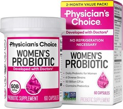 Physician’s Formula Organic Womens Probiotics 50 Billion CFU + Prebiotics 60 Cap