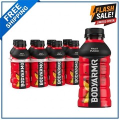 BODYARMOR sports Drink Fruit punch 12 fl oz Bbottles Hydration 8 Pack…