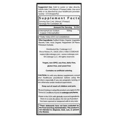 2 X Codeage, Chlorophyll Liquid Drops, Peppermint, 2 fl oz (60 ml)