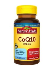 《NEW》Nature Made CoQ10 100 mg Softgels – 40 Count Exp. 3-2028