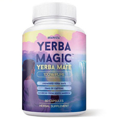 Brainista Yerba Magic Yerba Mate Pure Clean Energy 60 Caps